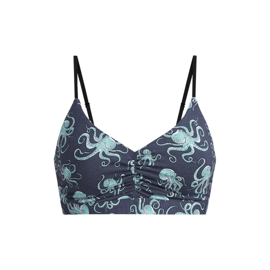 FeelFree Ruched Bralette | Ink-credible