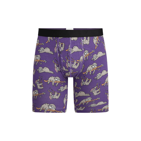 UltraModal™ Core Long Boxer Brief w/ Fly | Peace, Love, & Sloth