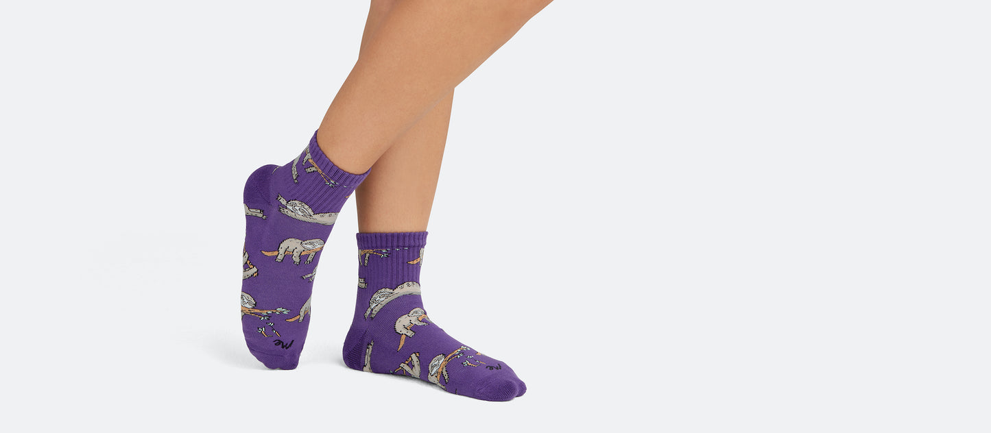 Quarter Sock | Peace, Love, & Sloth