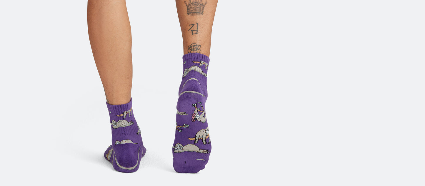 Quarter Sock | Peace, Love, & Sloth