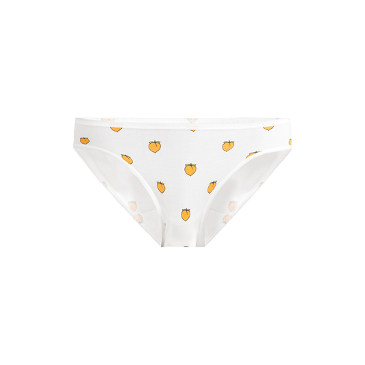 Stretch Cotton Bikini | Peaches