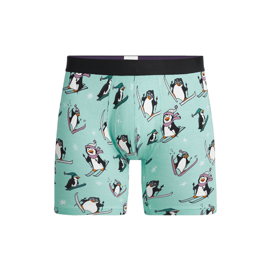 Boxer Brief | Penguins on Skis