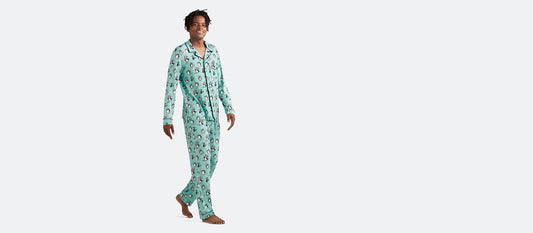 UltraModal™ Long Sleeve PJ Set - Men's | Penguins on Skis