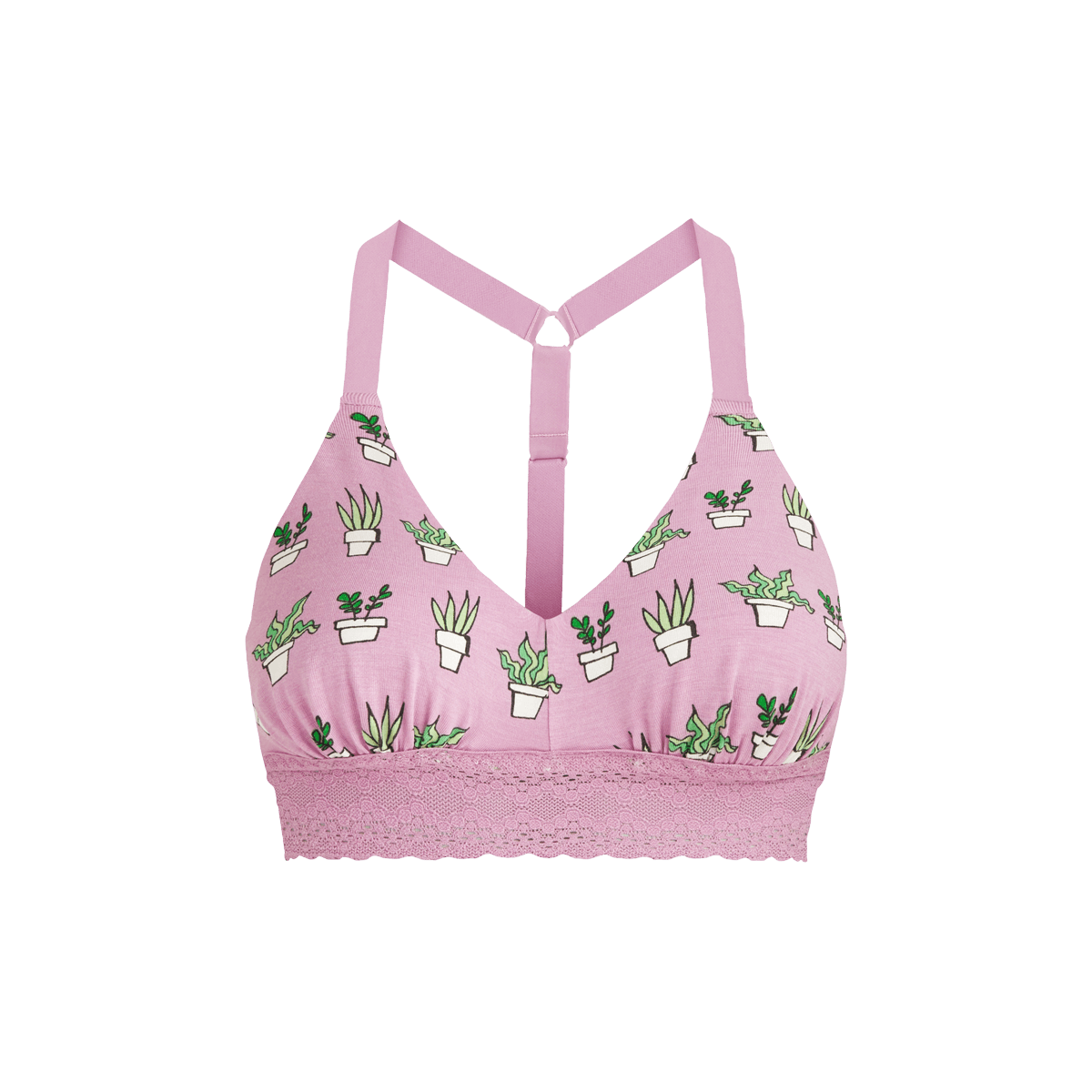 UltraModal™ Lace Longline T-Back Bralette | Potted