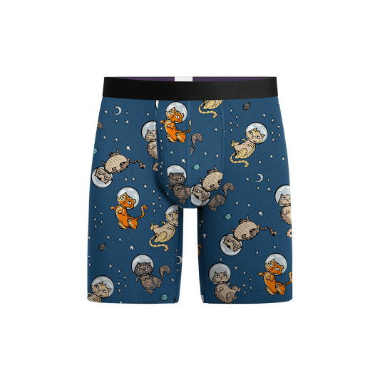 UltraModal™ Core Long Boxer Brief w/ Fly | Houston, We Have A Purr-oblem