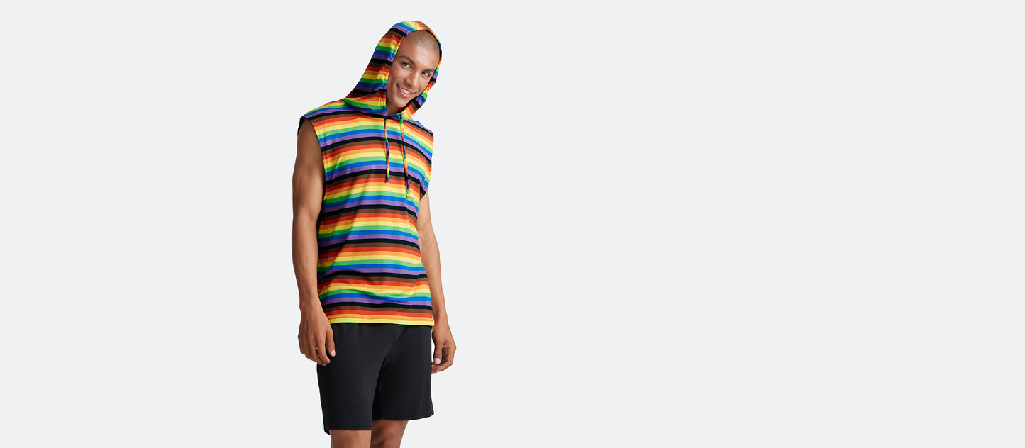 Modal Sleeveless Hoodie | Pride