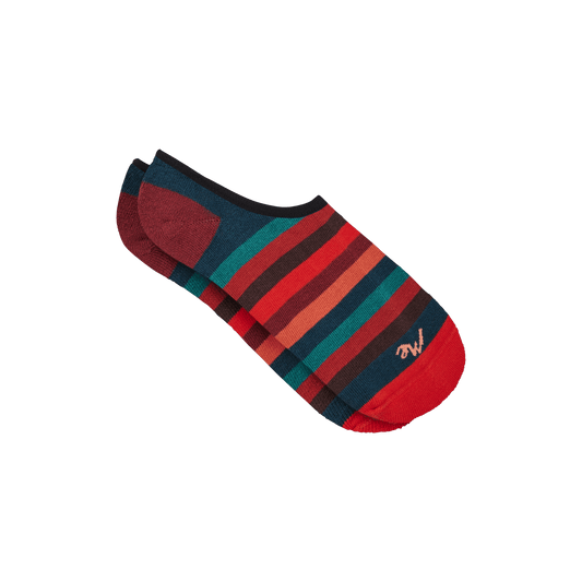 No Show Sock | Bright Stripes