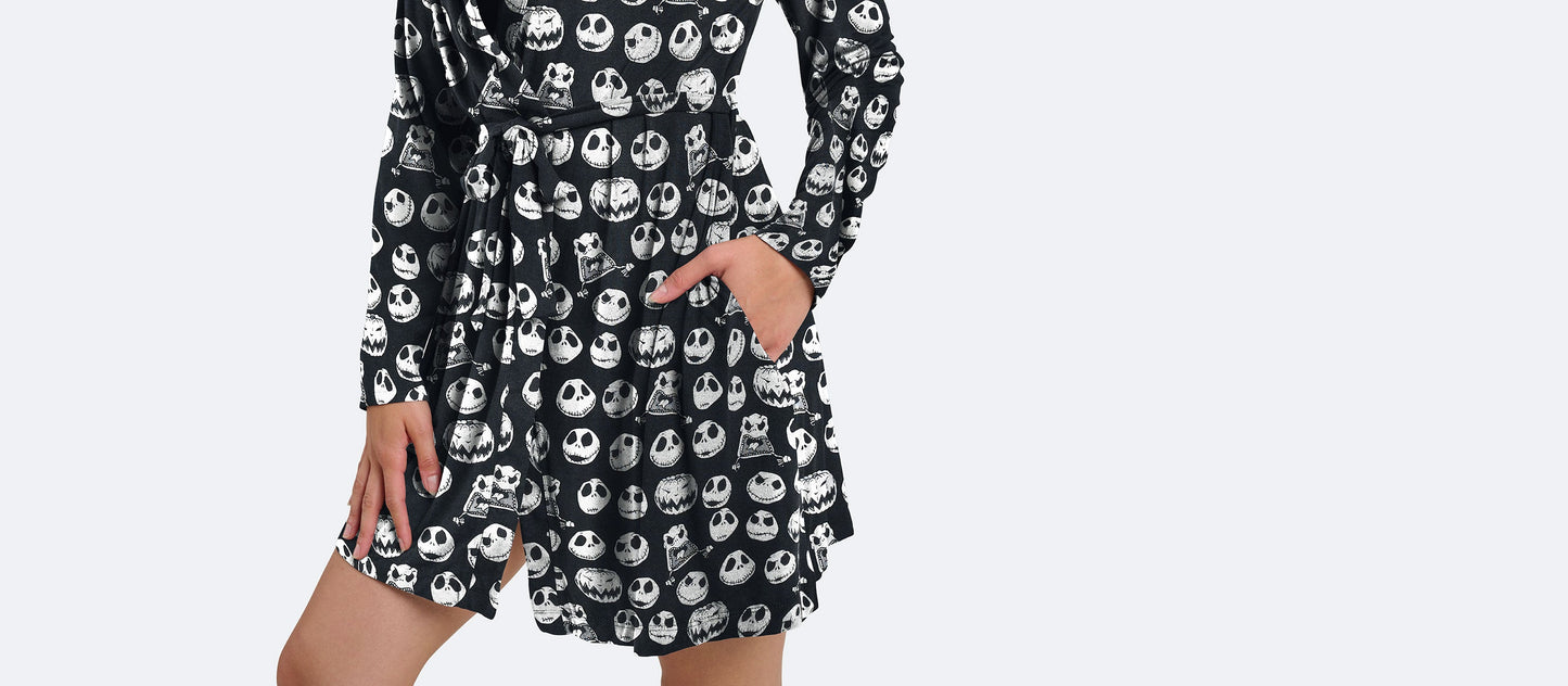 Women's Modal Robe | Jack Skellington