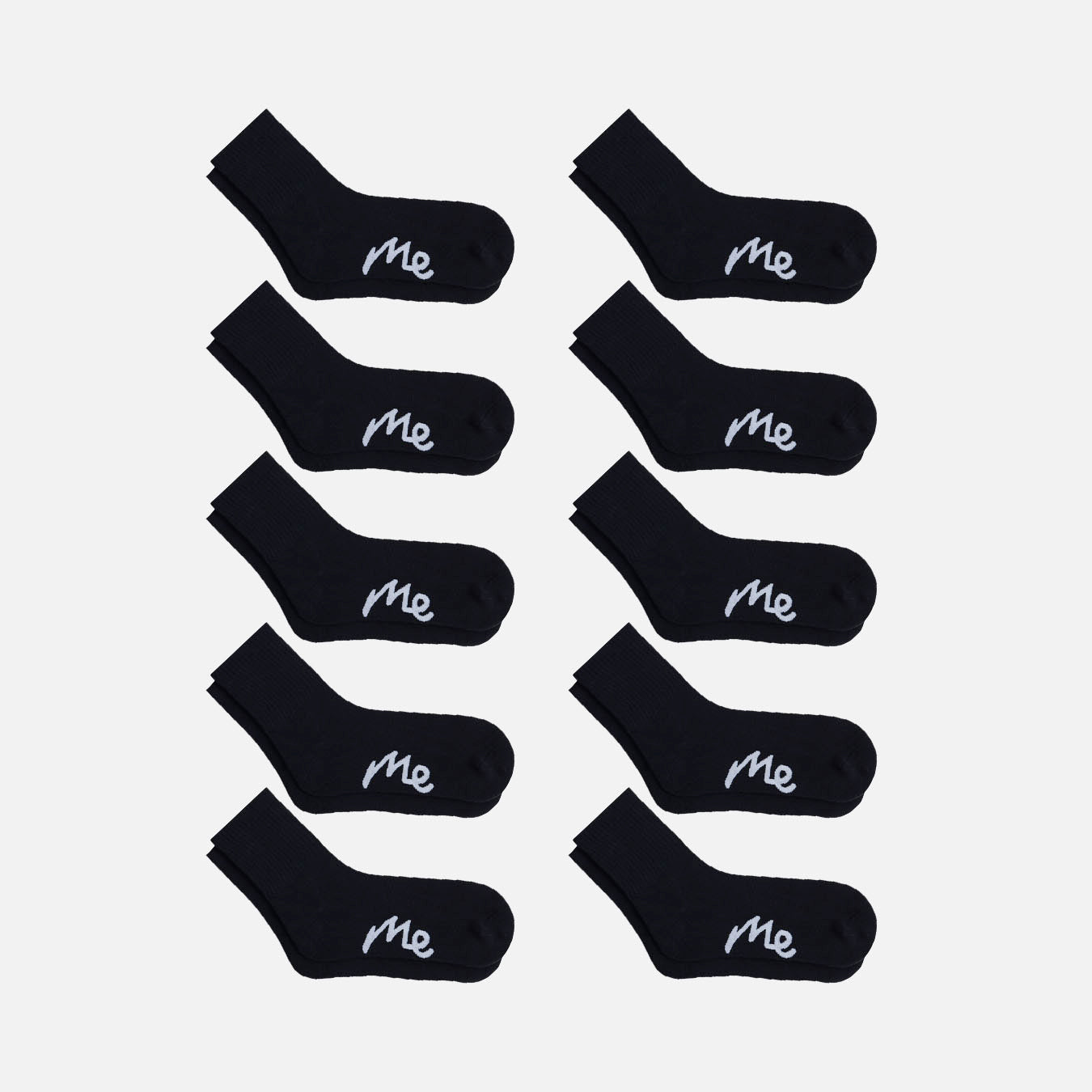 Quarter Sock 10-Pack | Black