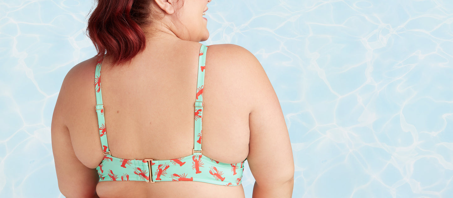 Swim Plunge Bikini Top 1.0 | Rock Lobster