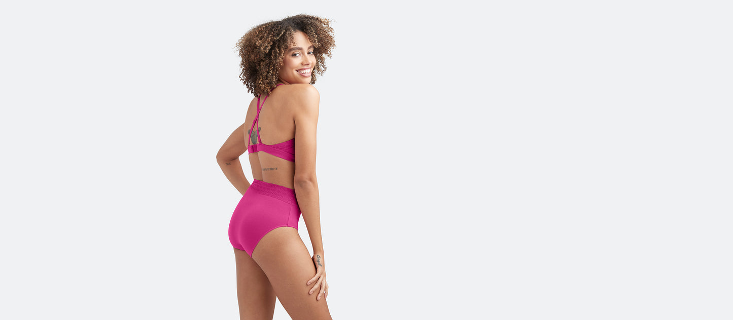 UltraModal™ Lace High-Waisted Brief | Rose Quartz