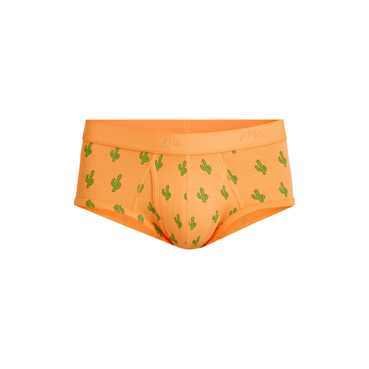 Stretch Cotton Brief w/ Fly | Saguaro Blossom