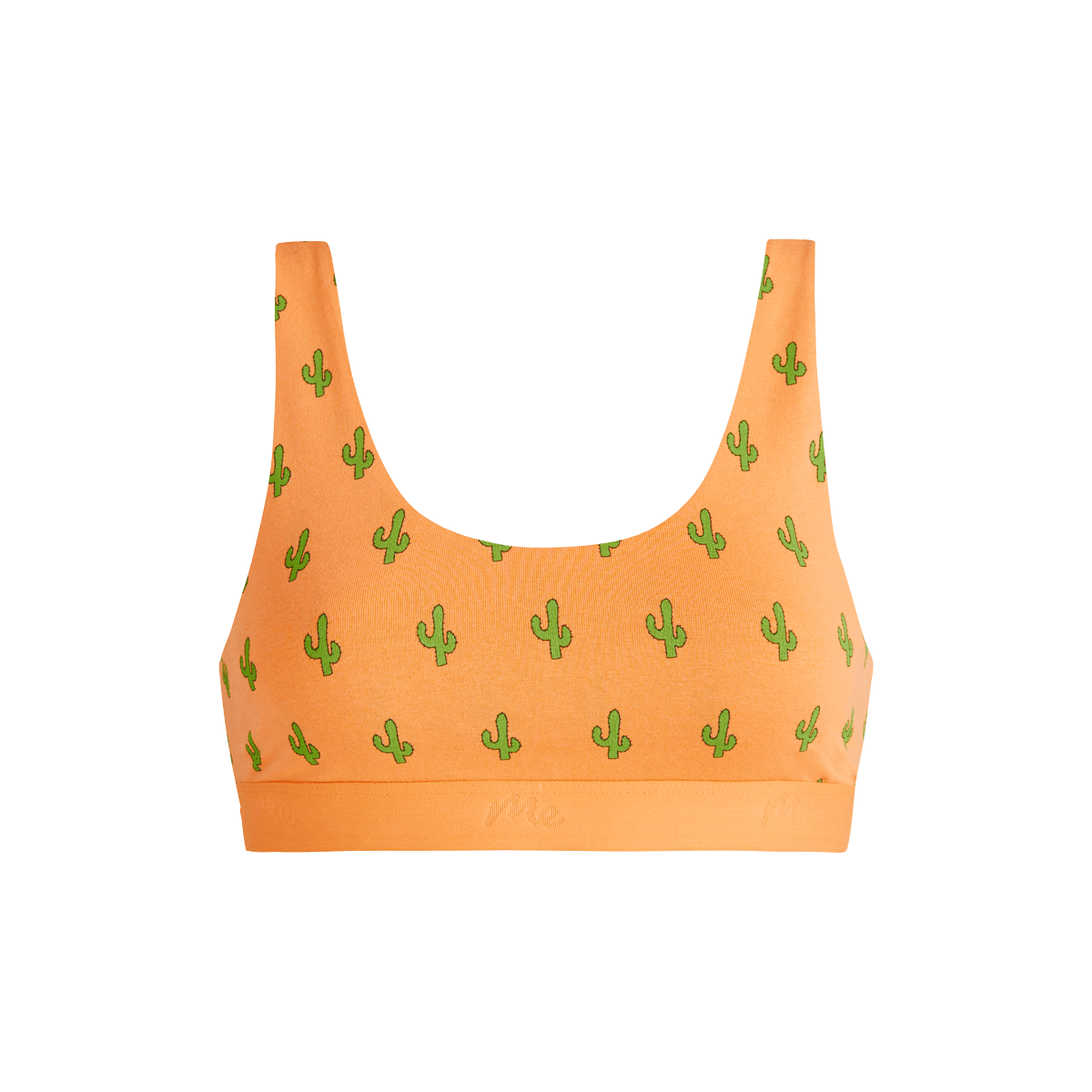 Stretch Cotton U-Neck Bralette | Saguaro Blossom