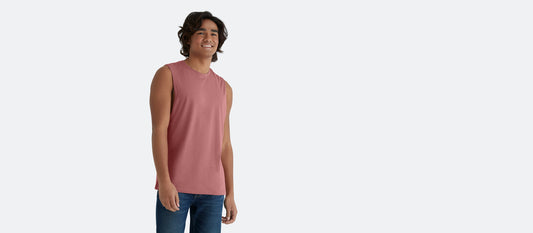 Men's Daily Sleeveless Tee | Shaded Rose