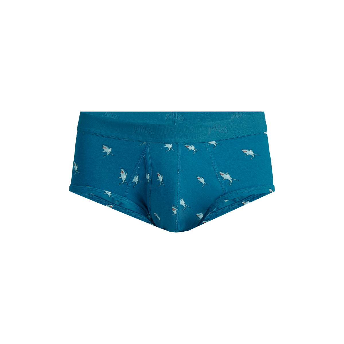 Stretch Cotton Brief w/ Fly | Shark