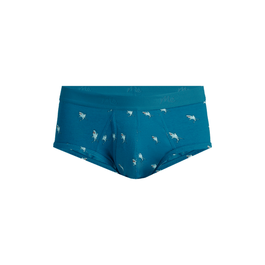 Stretch Cotton Brief w/ Fly | Shark