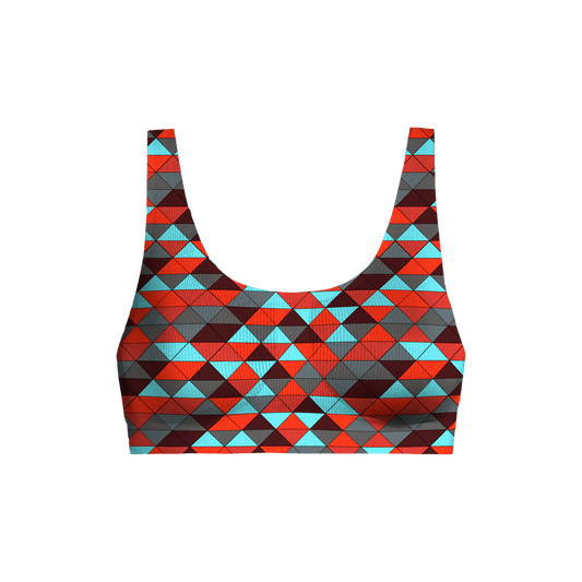 MoveMe Scoop Bralette | Kaleidoscope