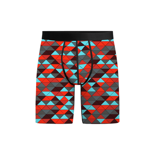 MoveMe Long Boxer Brief w/ Fly | Kaleidoscope