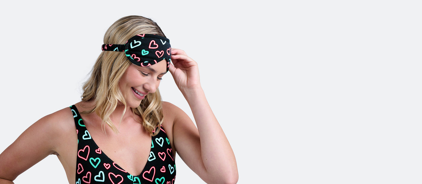 Modal Sleep Mask | Electric Hearts