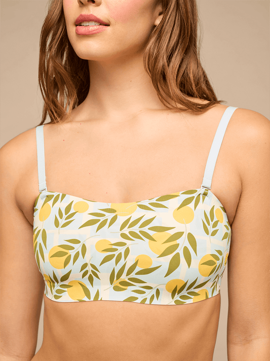 DreamSeam Bandeau Bralette | Summer Oranges