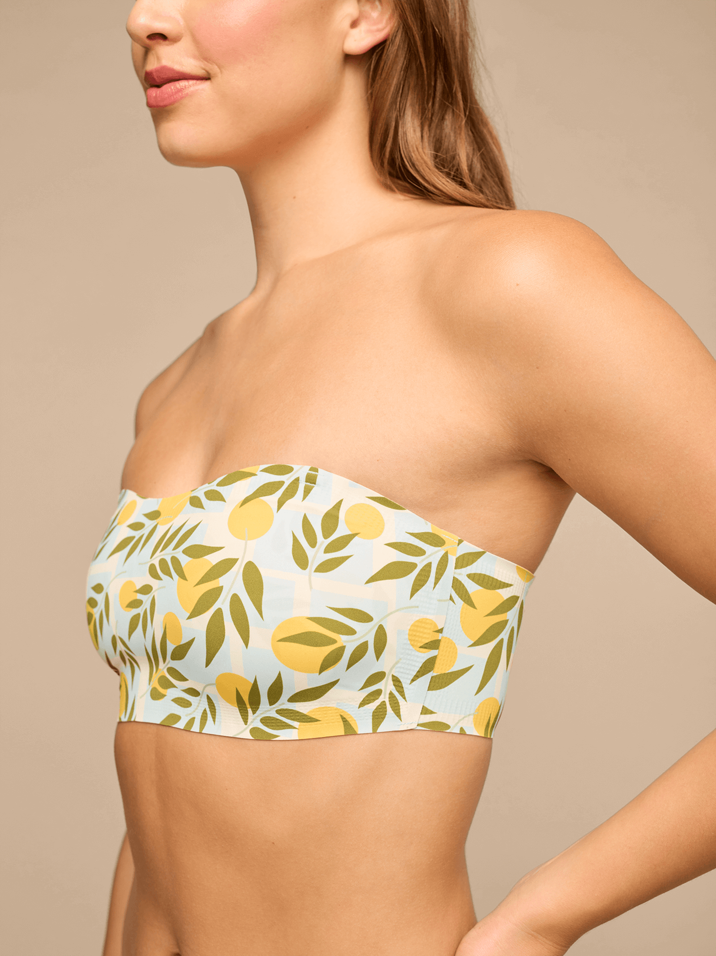 DreamSeam Bandeau Bralette | Summer Oranges