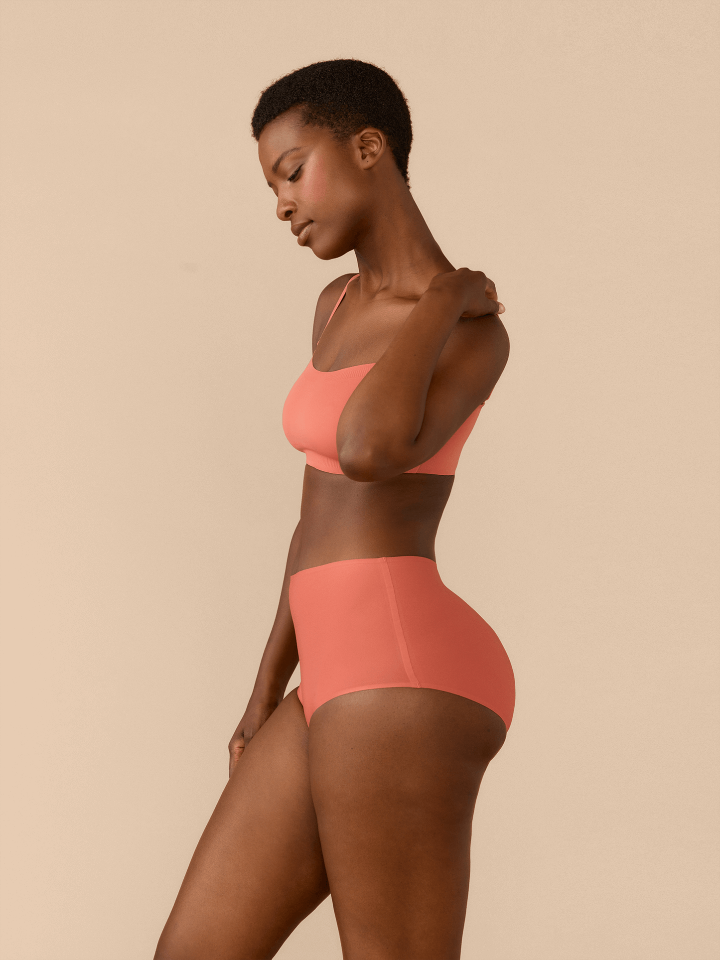 DreamSeam High-Waisted Shortie | Dusty Cedar