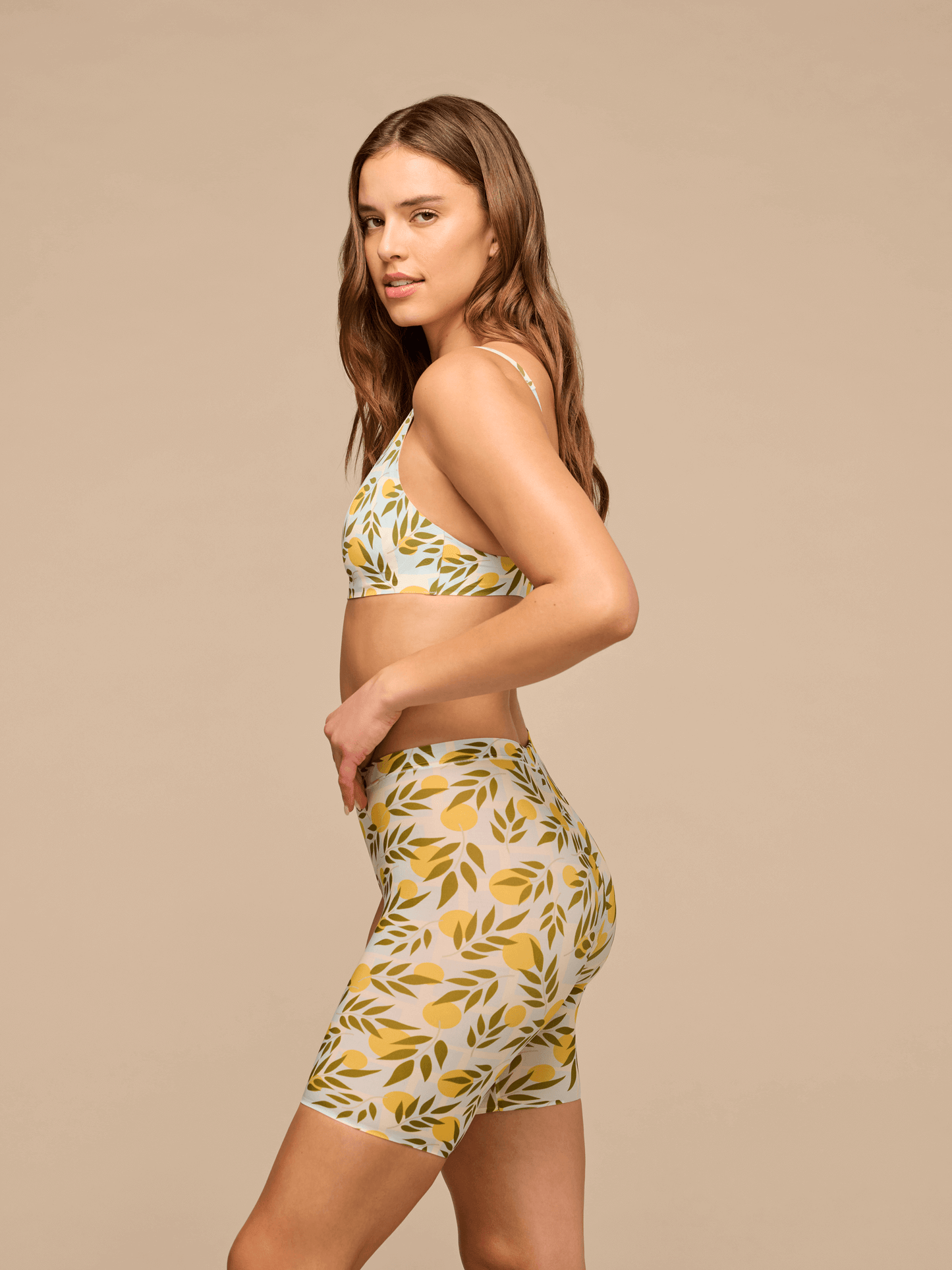 DreamSeam Long Boyshort | Summer Oranges