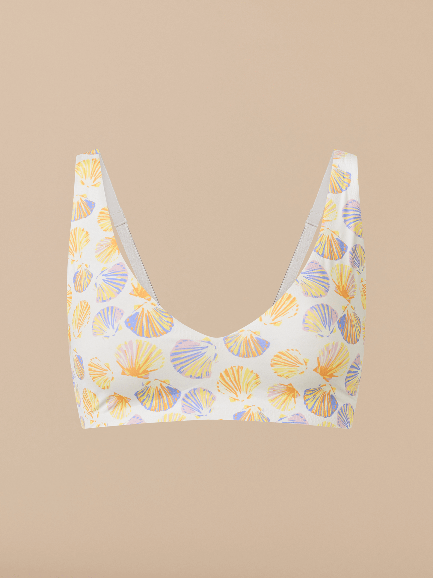 DreamSeam Plunge Bralette | Scallop Shells