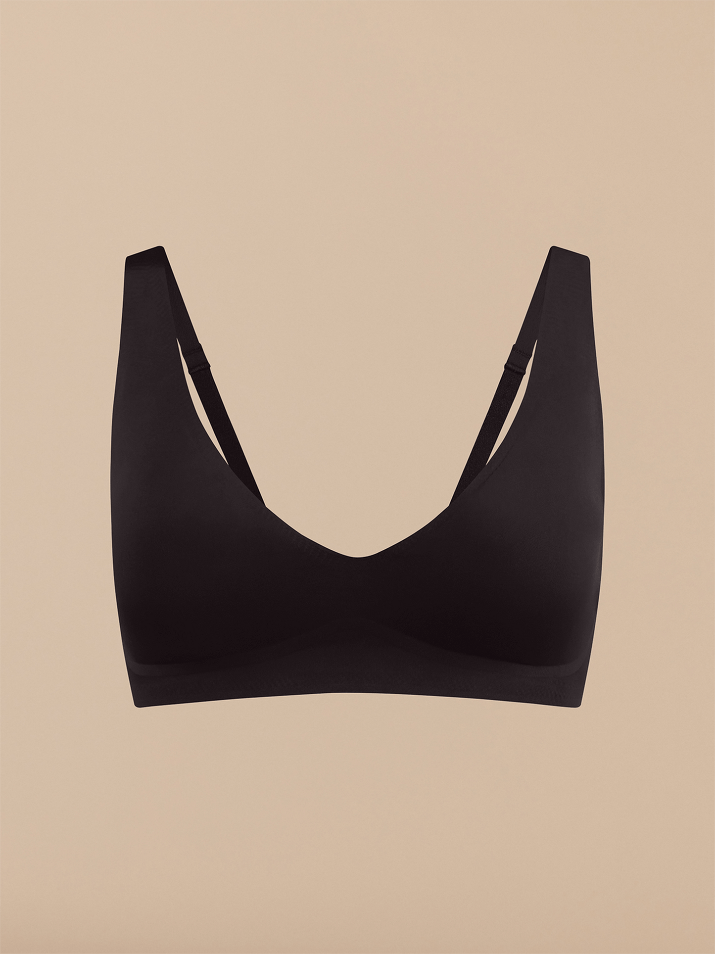 DreamSeam Plunge Bralette | Black