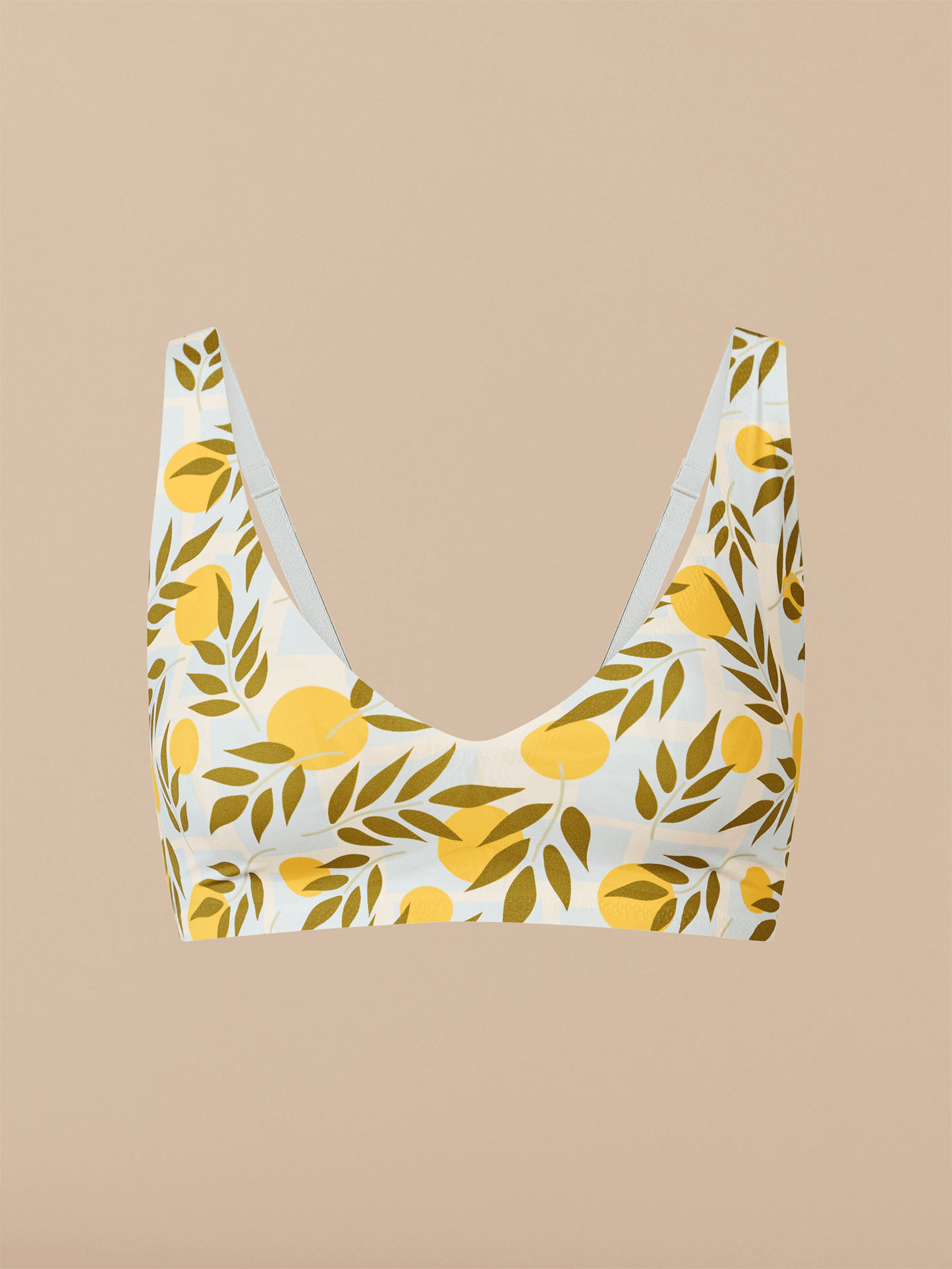 DreamSeam Plunge Bralette | Summer Oranges