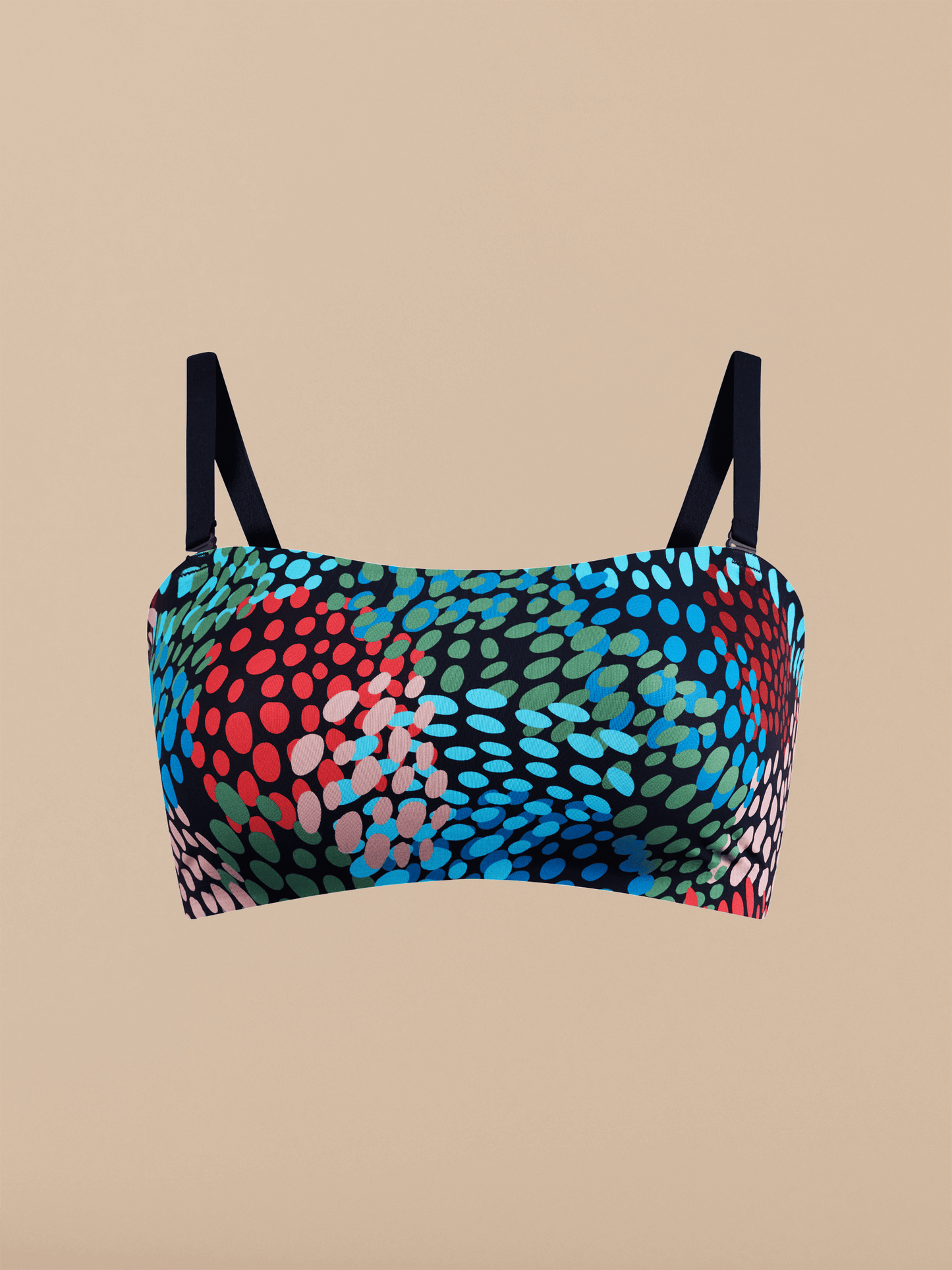 DreamSeam Bandeau Bralette | Painted Dots