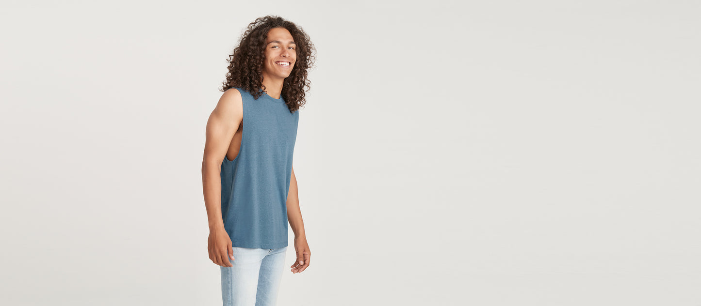 Daily Sleeveless Tee - Men's | Smoky Peak