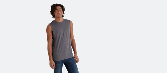 Men's Daily Sleeveless Tee | Smooth Slate