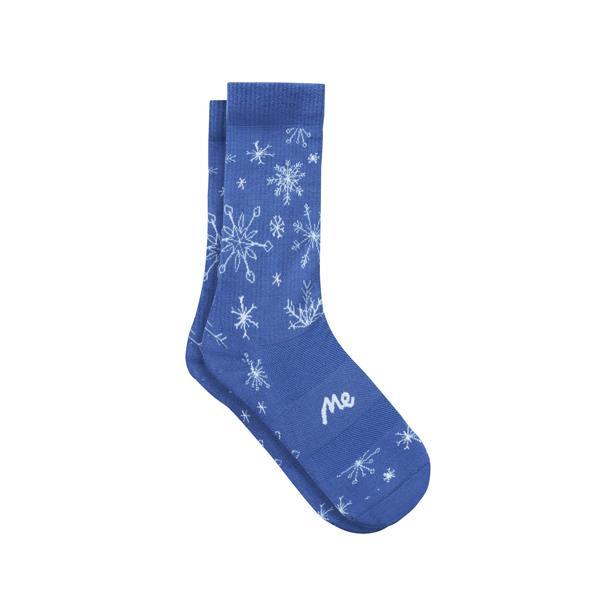 MoveMe Crew Sock | Snowflakes