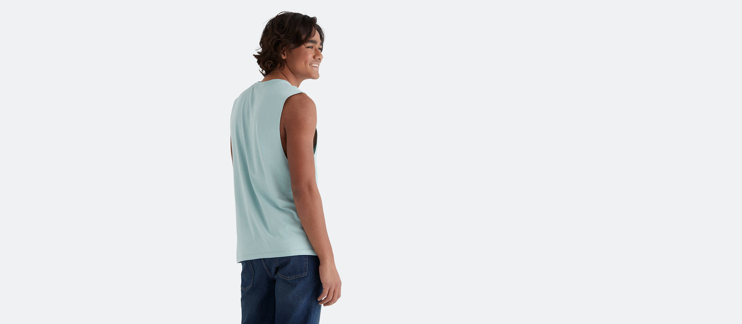 Men's Daily Sleeveless Tee | Soft Skies