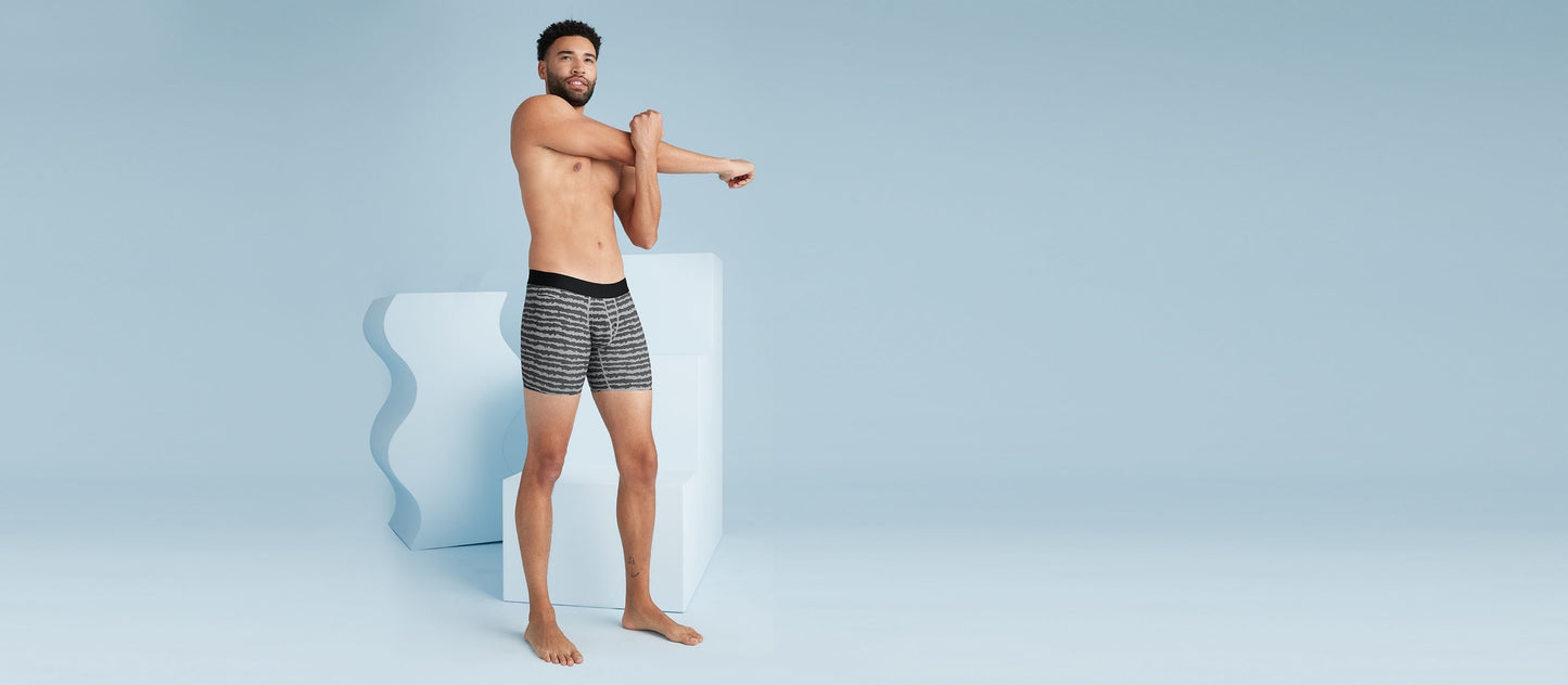 MoveMe Boxer Brief w/ Fly | Stripe