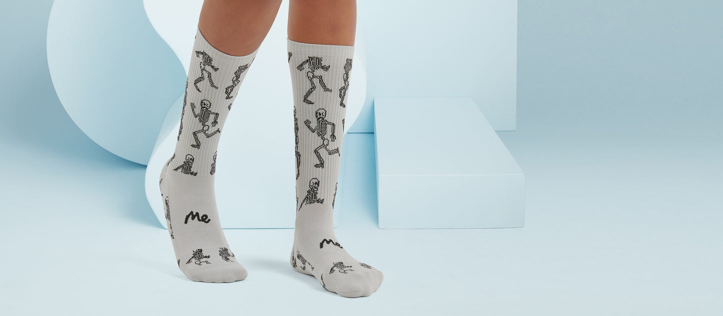 MoveMe Crew Sock | Skelathon