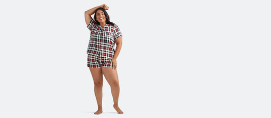 UltraModal™ Short Sleeve PJ Set - Women's | Tartan Plaid