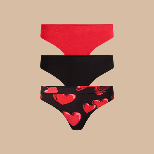 UltraModal™ FeelFree Thong 3-Pack | Floating Hearts Pack