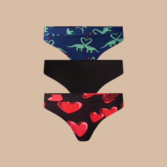 UltraModal™ FeelFree Thong 3-Pack | Saur in Love Pack