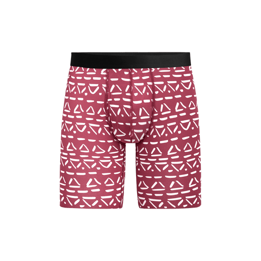 MoveMe Long Boxer Brief w/ Fly | Triangles