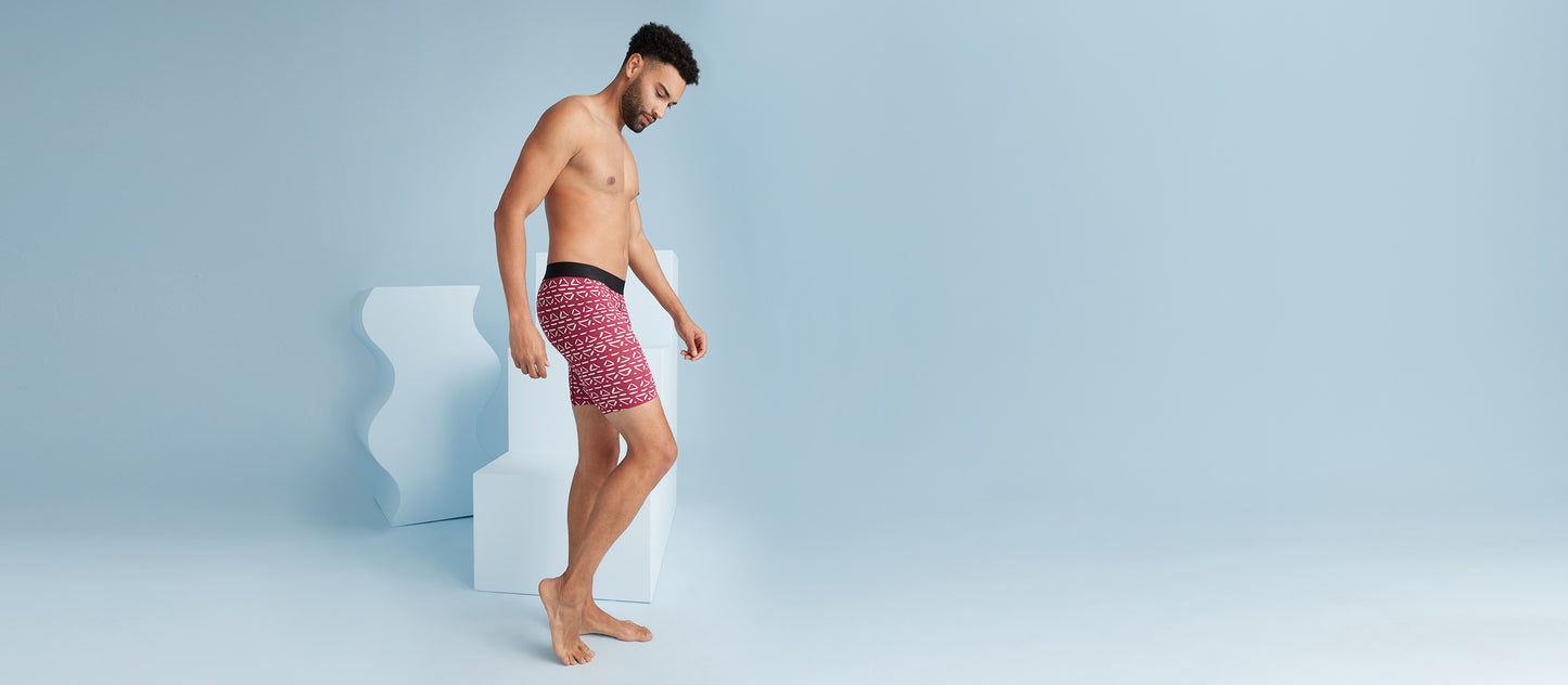 MoveMe Long Boxer Brief w/ Fly | Triangles