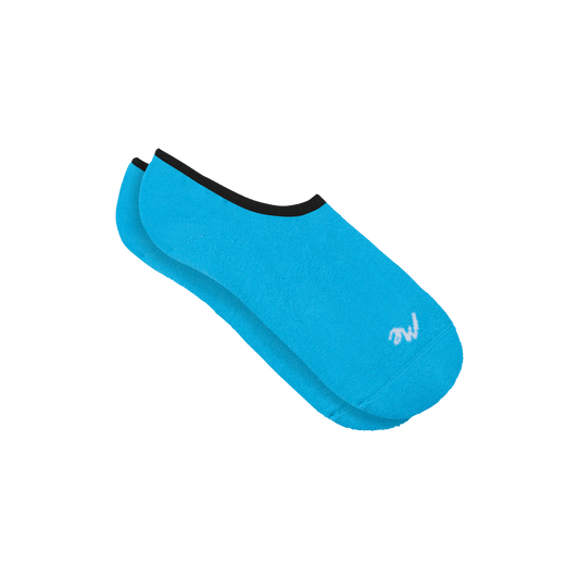 Heritage No Show Sock | Neon Blue