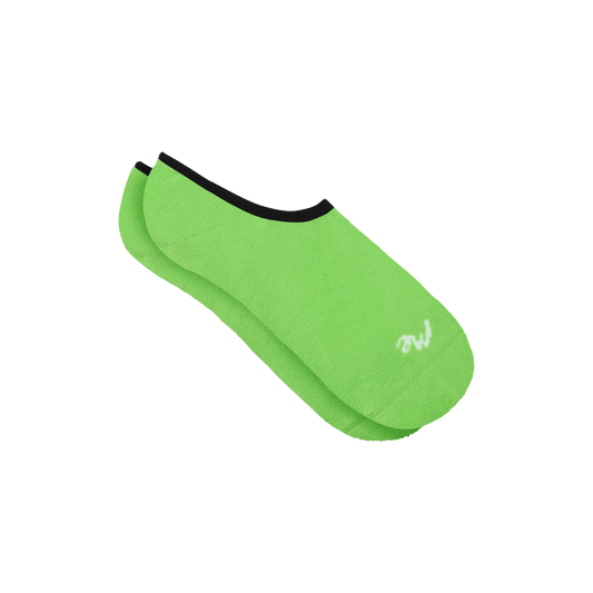 Heritage No Show Sock | Neon Green