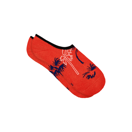 Heritage No Show Sock | Nautical Palms