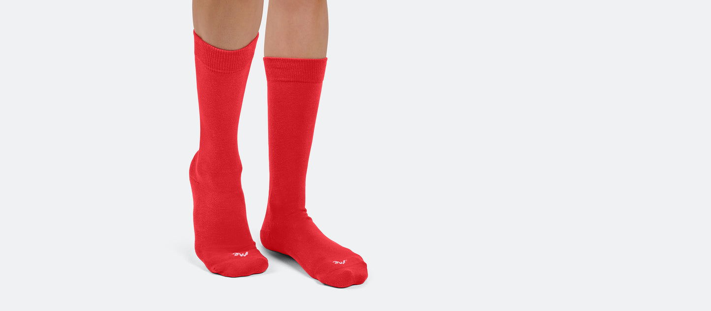 Crew Sock | Bougie Rouge