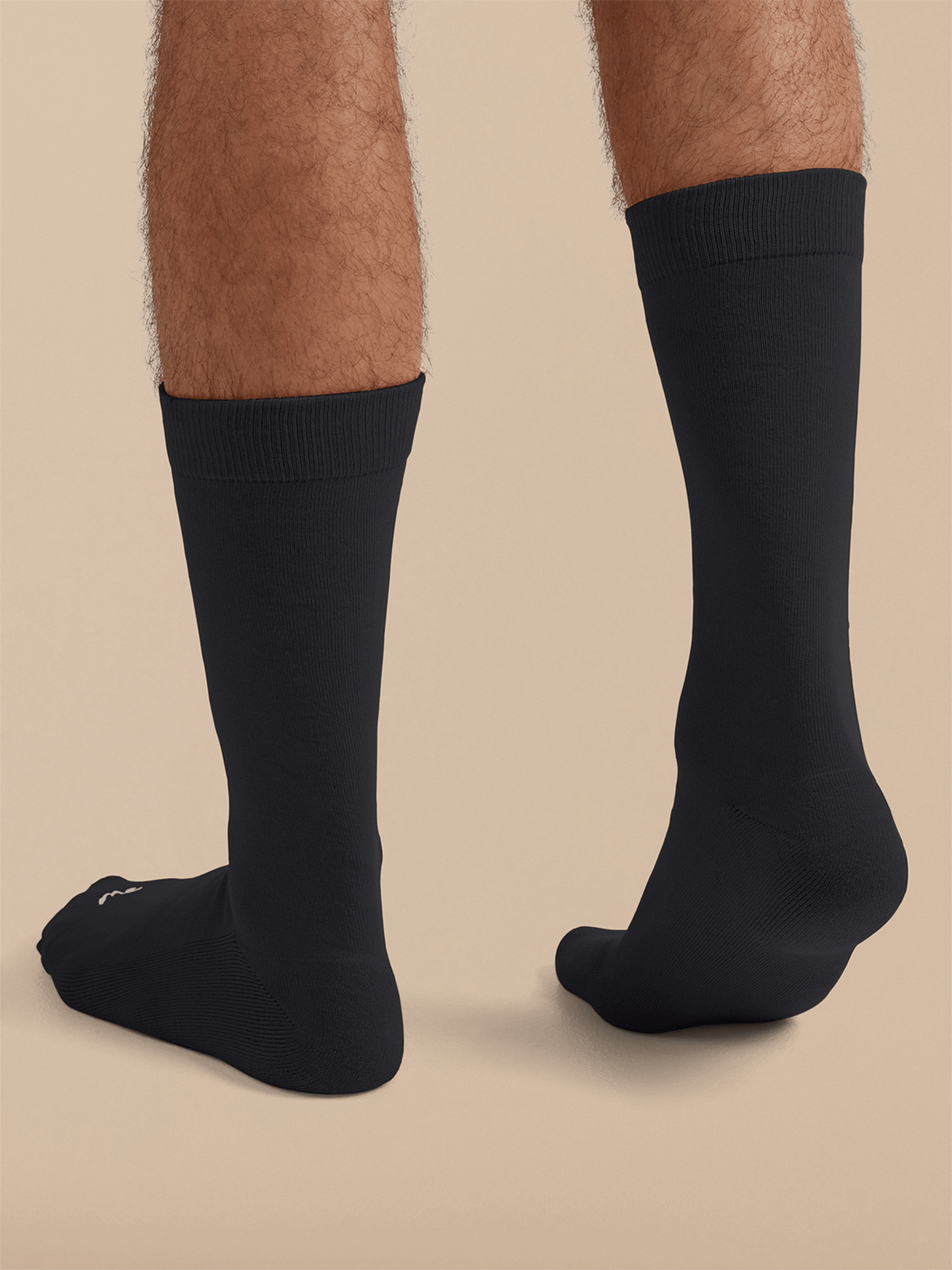 Crew Sock | White & Black