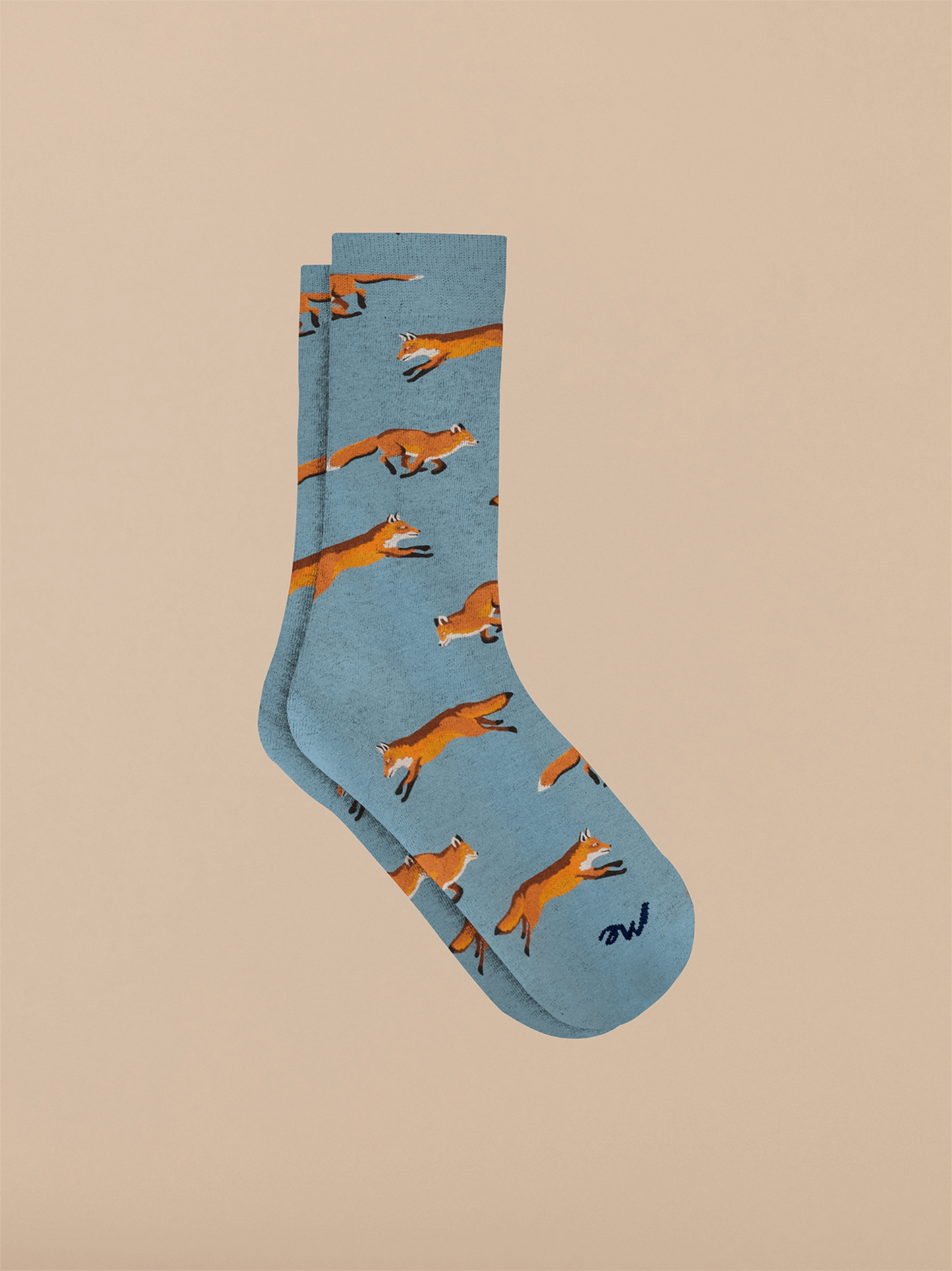 Crew Sock | Feeling Foxy