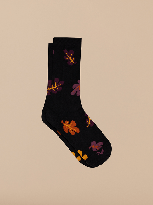 Crew Sock | Fall Leaves