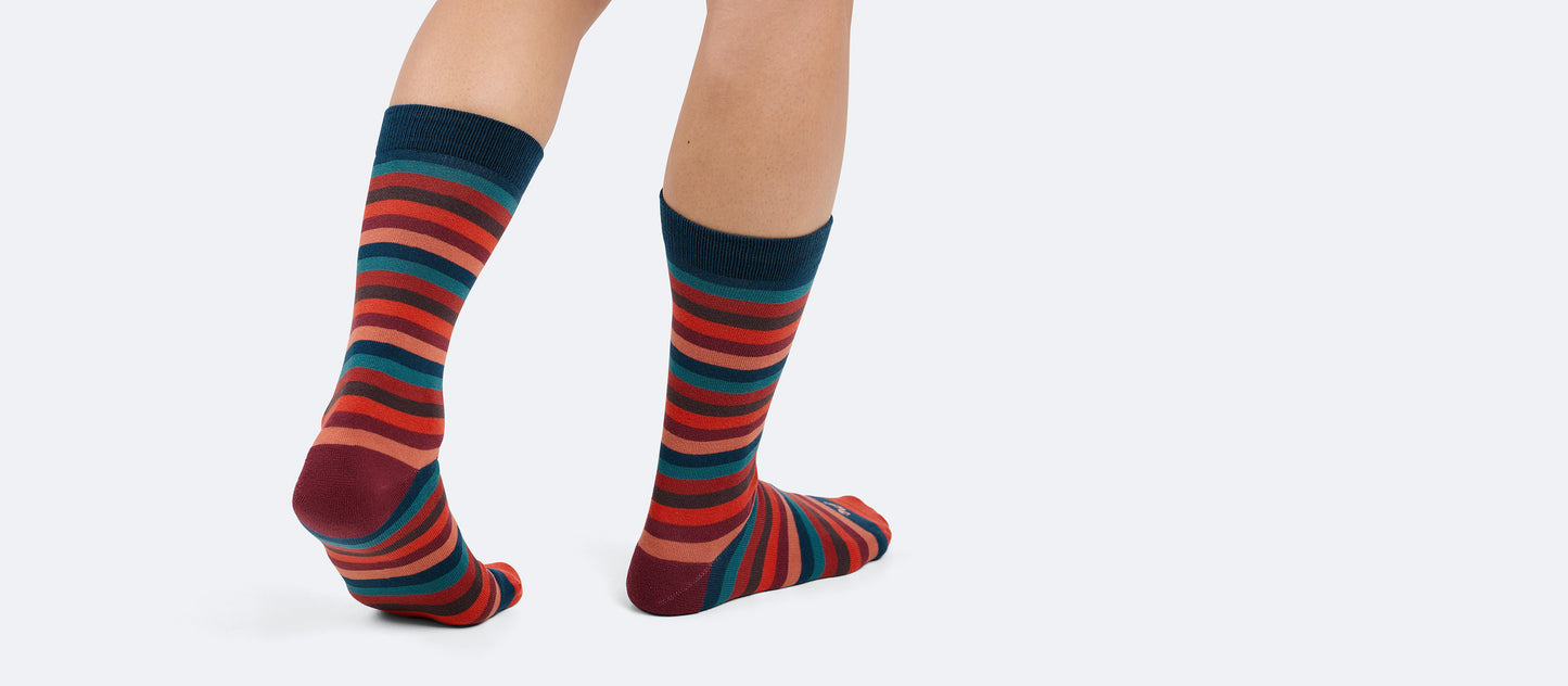 Crew Sock | Bright Stripes